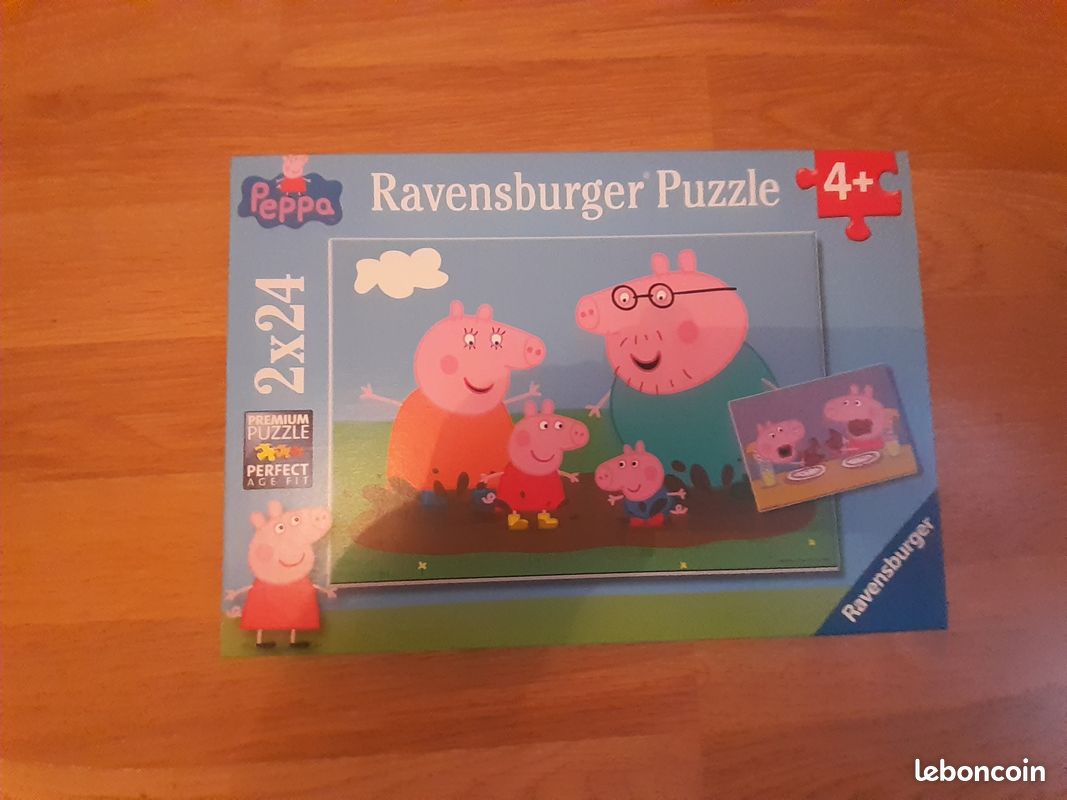 Lot de 2 puzzles Ravensburger 2×24 pièces +4ans (image 1)