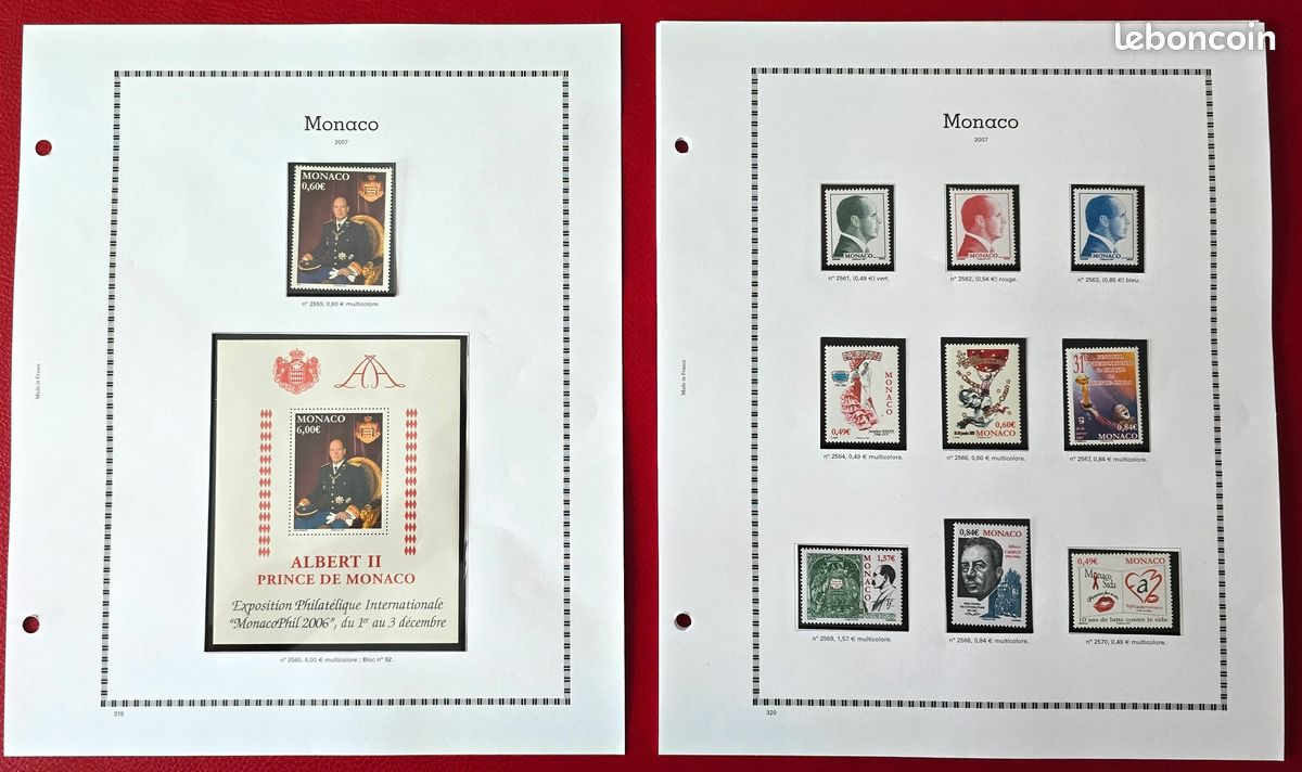 Collection timbres France neufs