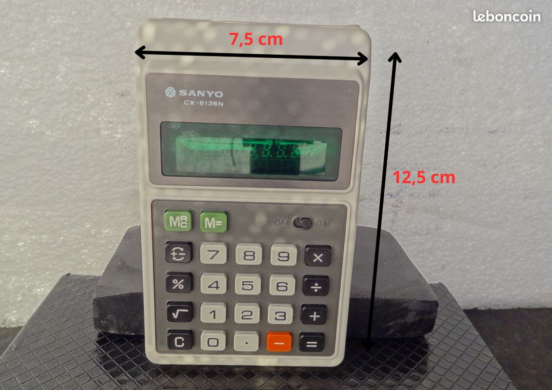 RARE CALCULATRICE TEXAS Instrments SR-50A Calculatrice Vintage EUR 80