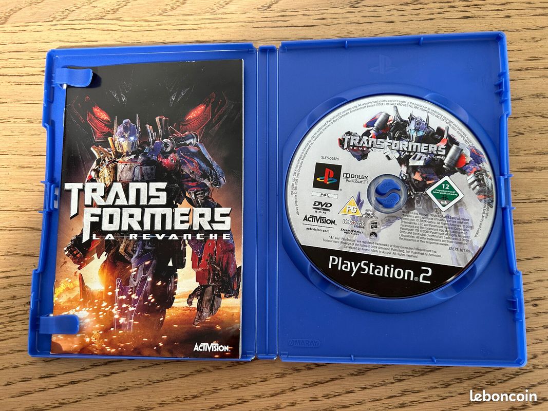 Transformers Le Jeu Sur PS2 - Complet (Boîte, Notice) - PAL, PEGI 12, Action-aventure