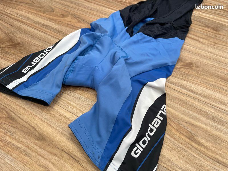Cuissard de vélo bleu GIORDANA taille L (image 2)