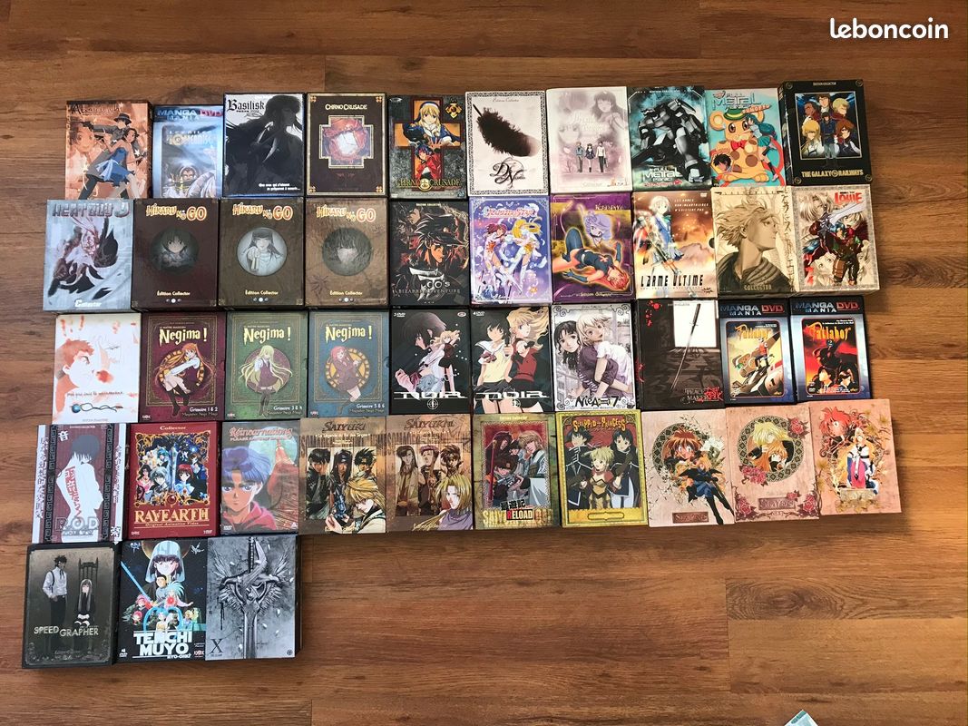Collection de coffrets dvd d'animes divers (éditions collector) (image 1)