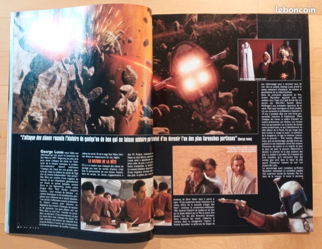 Magazine Ciné Live spécial Star Wars épisode 2, numéro 57 de mai 2002 (image 5)