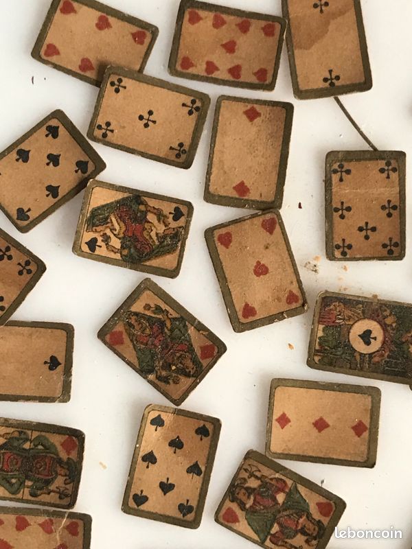 Jeu De Cartes Ancien 1900 - 8 Familles Culinaires - David à Paris - Rare