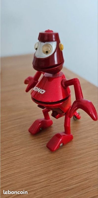 Collier Pendentif Nono Le Petit Robot Ulysse 31 - Acier Chirurgical, Bijou Neuf Rétro