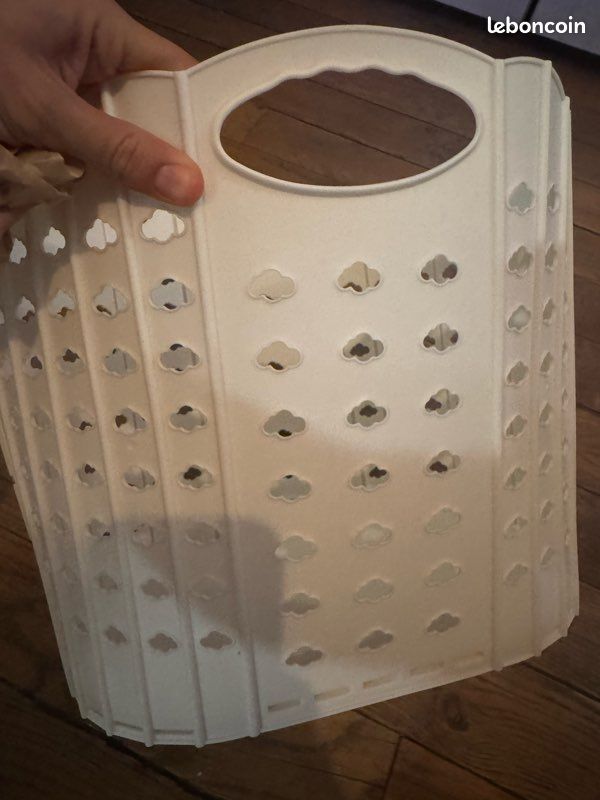 Panier de linge nuage ☁️ forme maison home jouet enfant courses déco pliable pratique petit (image 2)