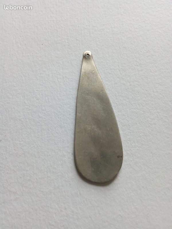 Collier Ras Du Cou En Argent 950 - Marque Escorcia - Incrustation Ormeau - Occasion