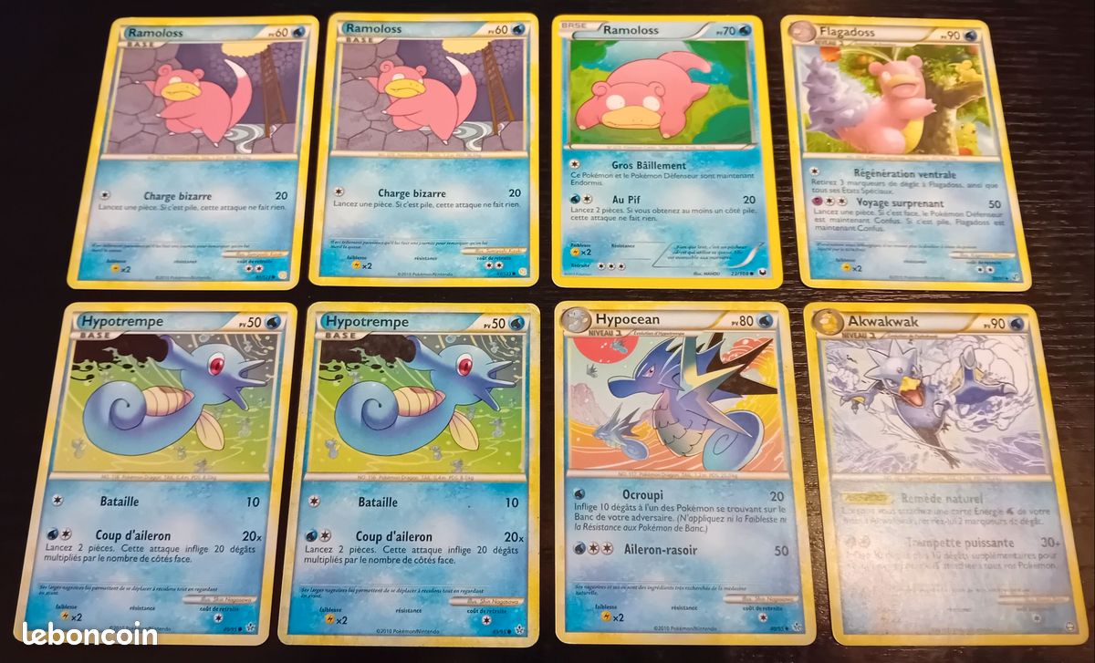 Cartes Pokémon Eau 2010-2016 (image 1)