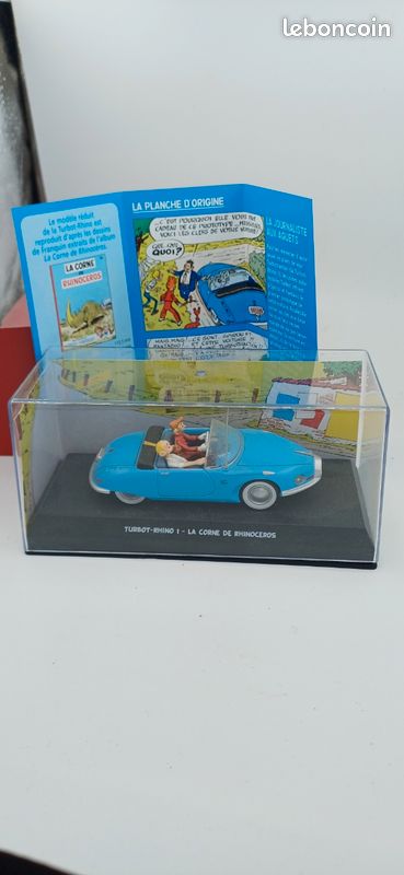 Jouet Véhicule Super-Spiro – Jouets Vera – Tôle Bleue – 14 Cm – France – Vintage Avec Clé