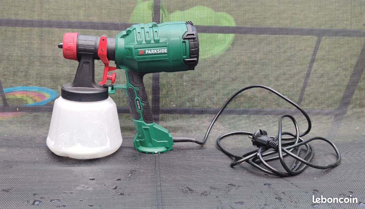 Pistolet à peinture Parkside HVLP 450W Bricolage