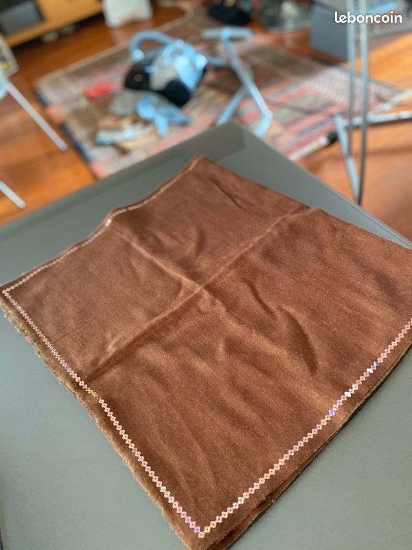 Écharpe - étole mélange coton et laine (image 1)
