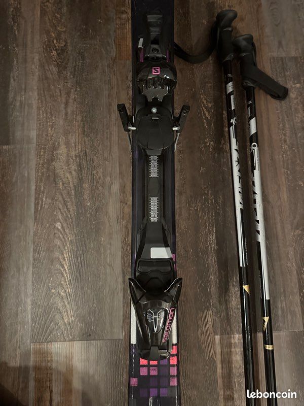 Ensemble ski bâtons et chaussures Salomon (image 3)