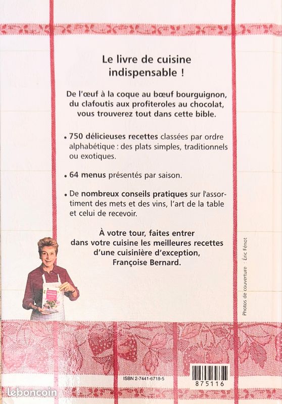Livre de recettes - Françoise Bernard - recette facile (image 3)