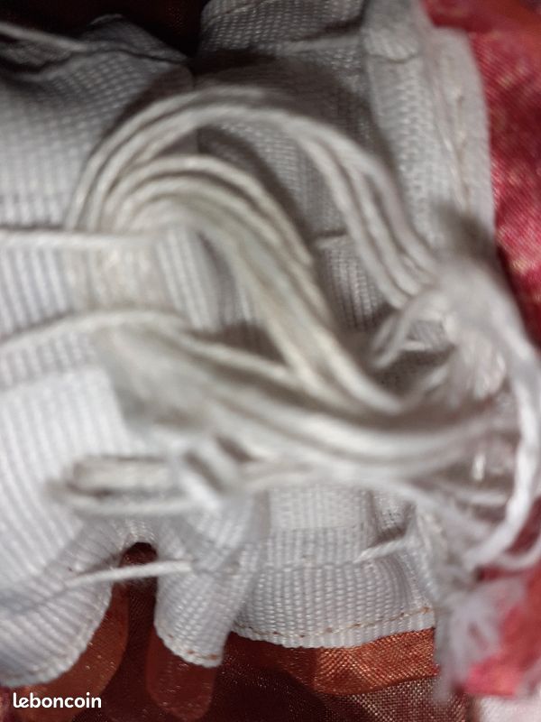 3 Rideaux rayés rose orange (image 7)