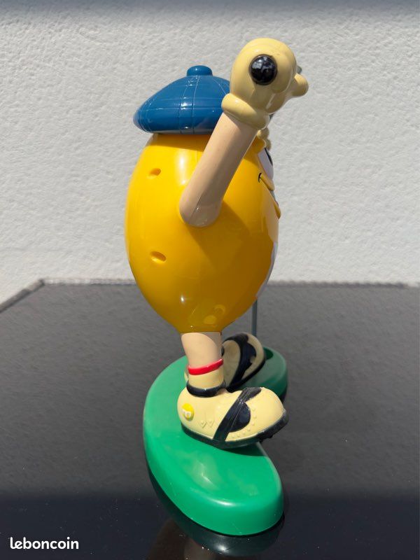 Boite en métal M&M'S m&ms Jaune en lutin de Noël chocolat 18 cm - S