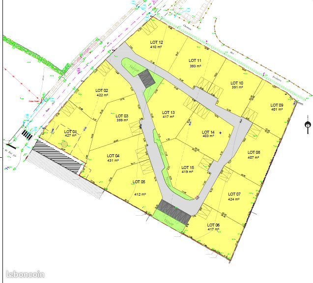 Terrain 399 m² · à Beaulieu-sur-Layon · 49 900 €