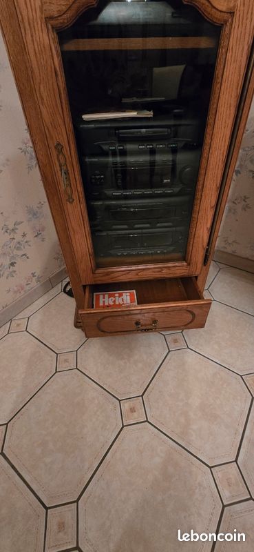 Meuble HI-FI, dessus relevable et tiroir (image 4)