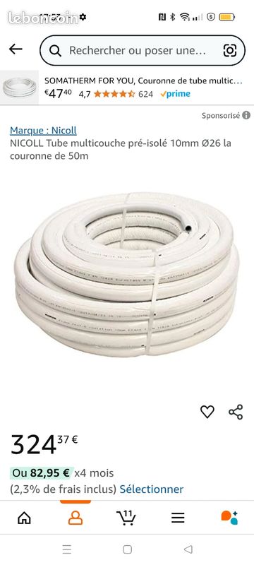 Multicouche diamètre 26/3.0mm et 10 isolant (image 1)