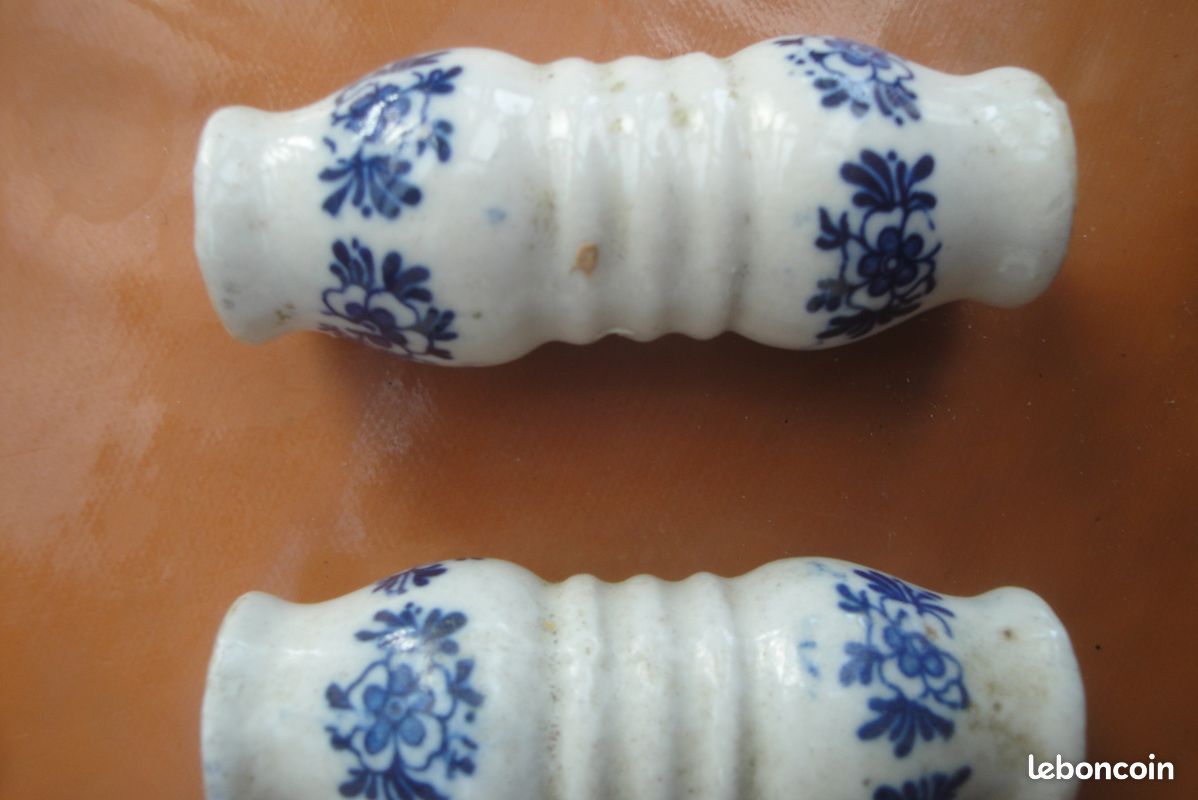Poignées de porte porcelaine (image 1)