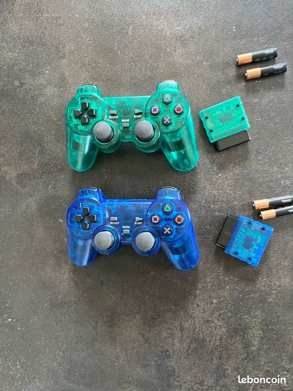 Manettes PS2 sans fil et sac à dos PlayStation (image 2)