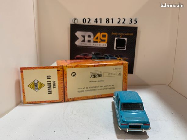 RENAULT R10 1966 bleu turquoise NOREV presse 1/43 neuve