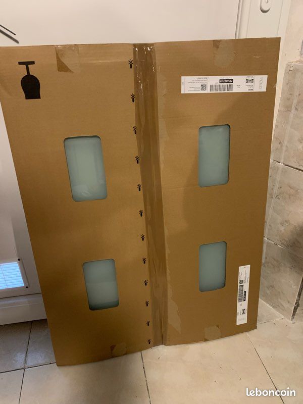 4 Panneaux en verre SVARTISDAL pour dressing IKEA pax (image 2)