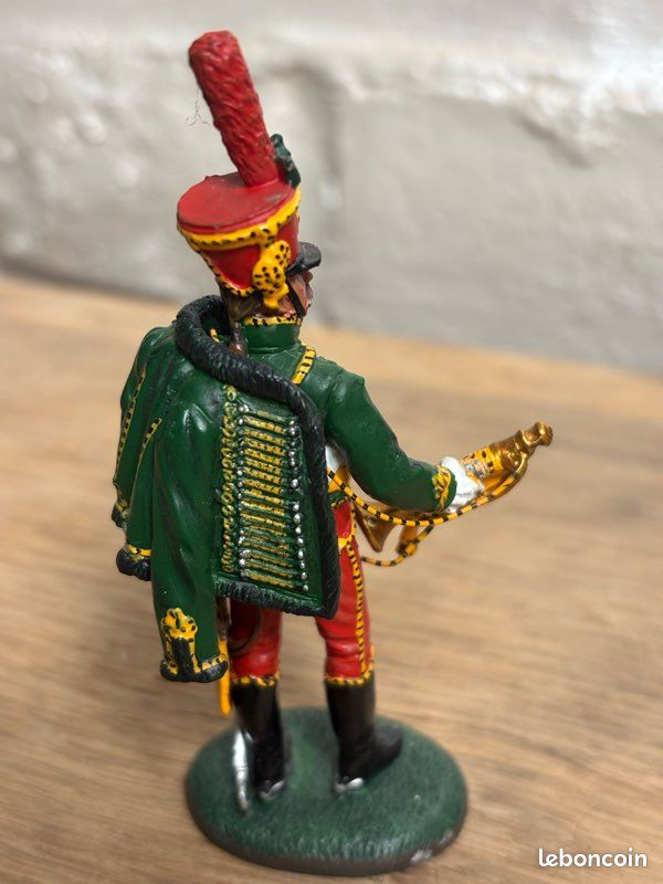 trompette du 5e régiment de hussards 1807 - 1809 Stock Photo