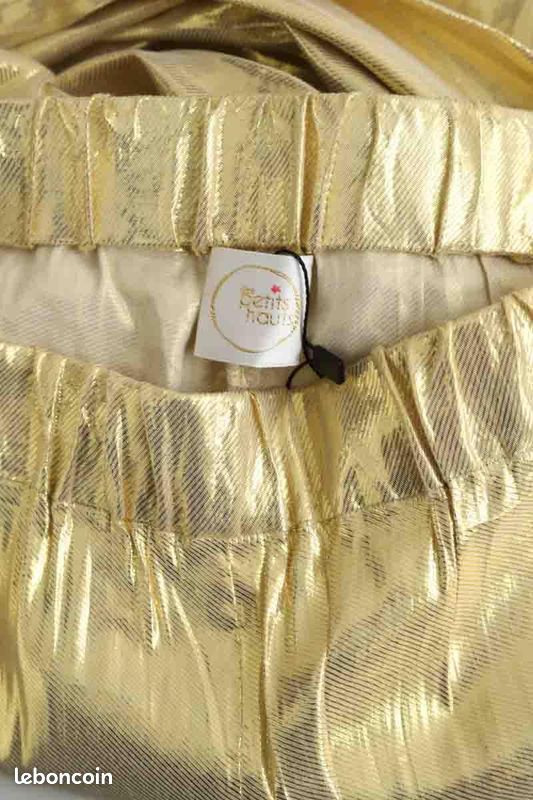 Pantalon droit doré - Des Petits Hauts (image 5)