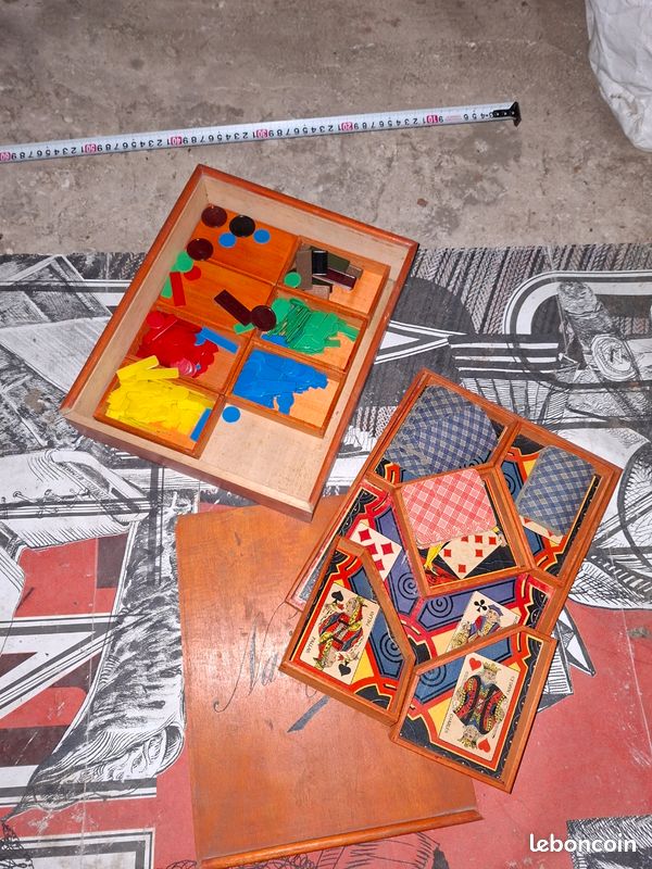 Jeu du nain jaune - Coffret en bois - Jeujura