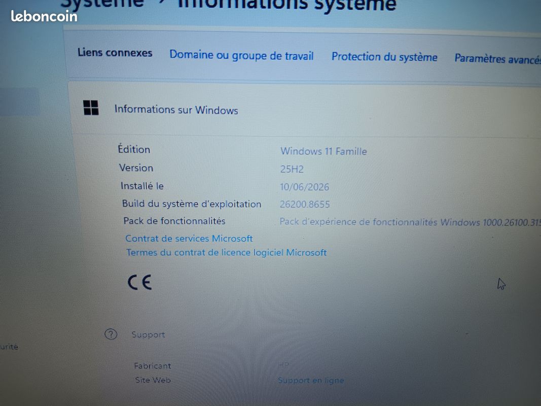 Ordinateur portable 15" très bon etat (image 3)