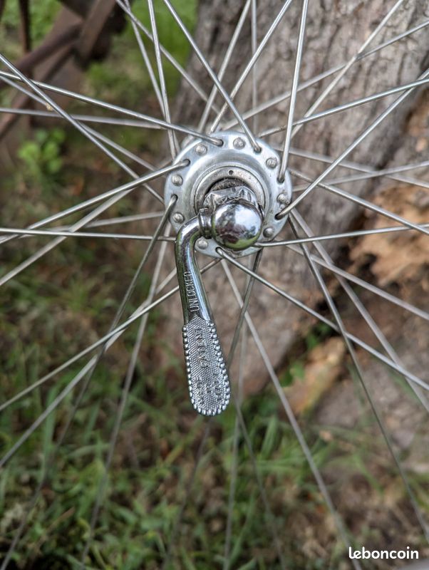 Roue avant mavic ma2 + campagnolo + continental ultra sport (image 5)