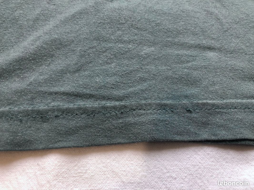 Teeshirt tee-shirt col V émeraude bleu vert 6-8 ans stones and bones os manches courtes été garçon (image 7)