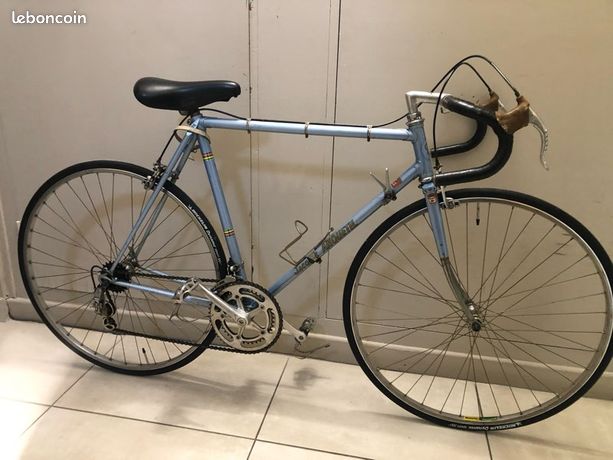 Vélo De Course Vintage Jacques Anquetil Années 80 - Collector Blanc 10 Vitesses
