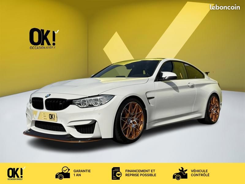 BMW M4 Coupé Série GTS 3.0 500 GPS Radar 1ère main Carbone Régul Clim (image 1)