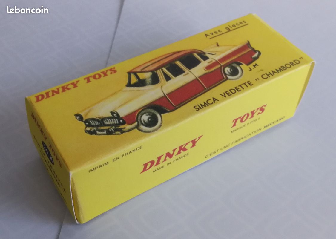 Dinky Toys F 24 K Simca vedette Chambord jamais joué en boîte 1/43