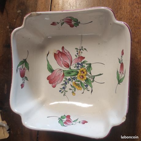 Service De Table En Faïence K&G Lunéville Grandville - Enfant Jouant - Année 1880