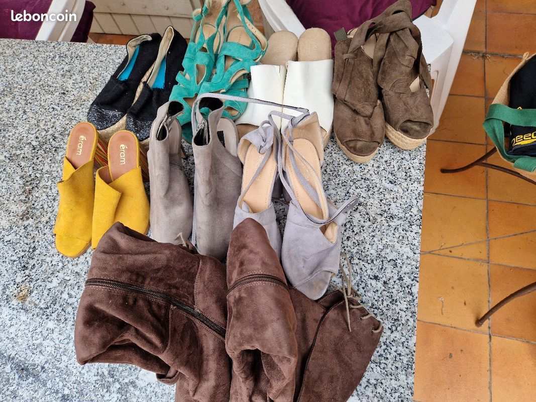 Lot de vêtements multimarques homme et femmes + 1 lot de chaussure femme (image 3)