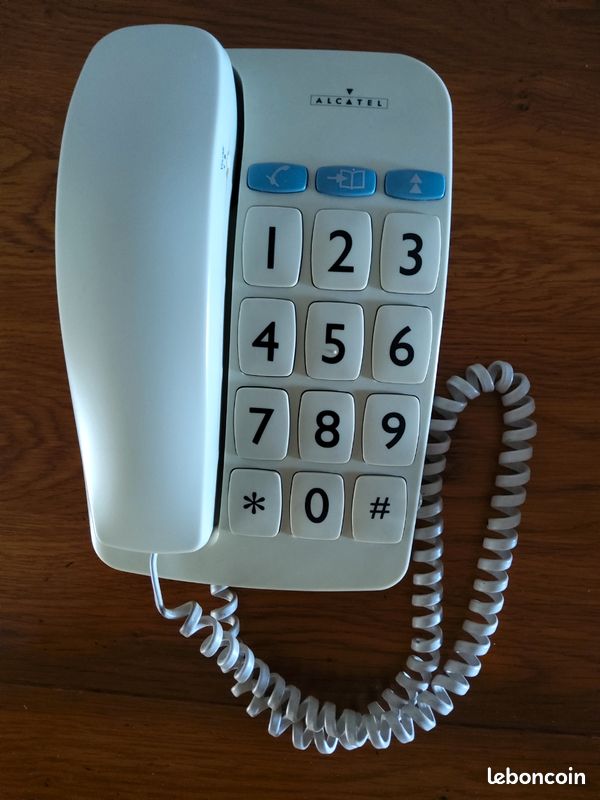 Téléphone ALCATEL Temporis 15B FL larges touches (image 1)
