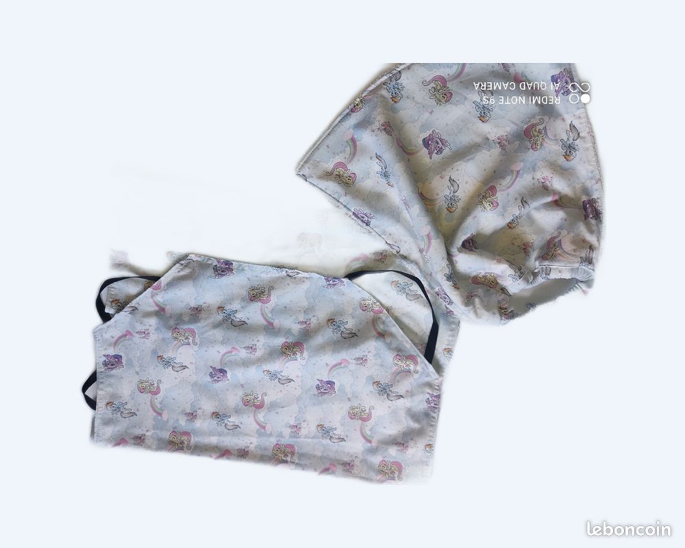 Drap picot et serviettes de cantine my little Pony (image 1)