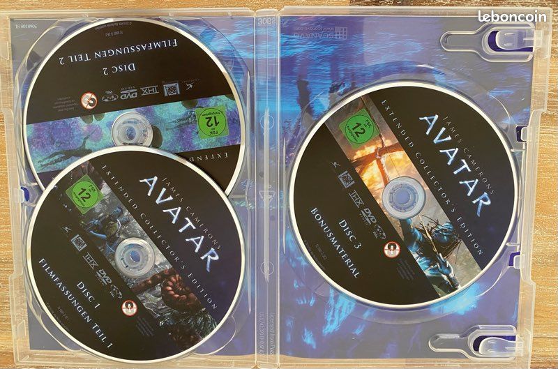 Avatar – Extended Collector’s Edition 3 DVD – James Cameron – Édition Allemande (image 7)