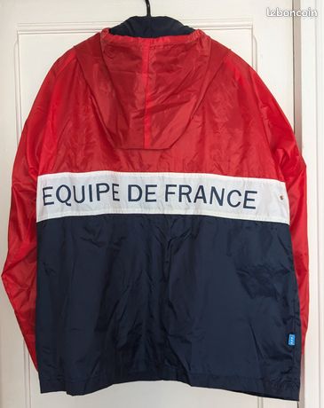 Veste Coupe-vent Cycliste Noret – Equipe De France FFC – Taille 3 – Bleue