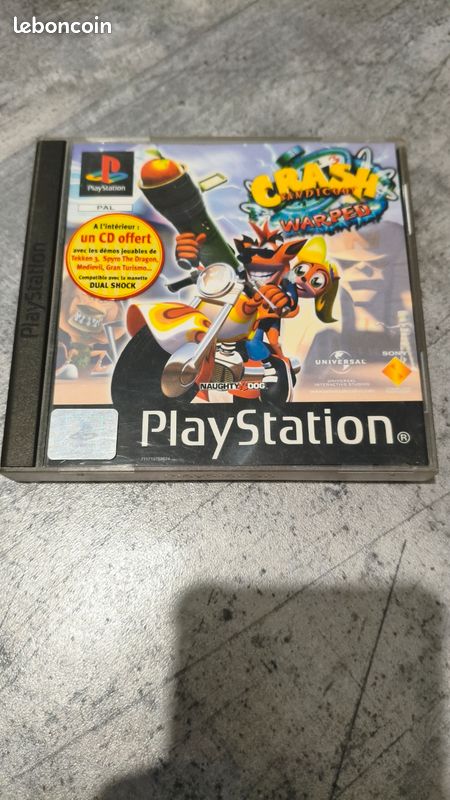 Sony - Crash Bandicoot - (PS1) - Retro Action Game Crash Bandicoot Game Set. - Jeu vidéo - Dans