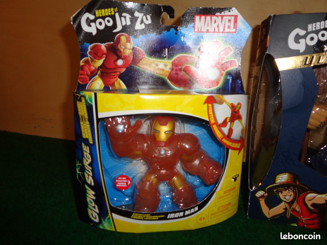 Heroes of Goo Jit Zu: Lot de 3 blister neuf "Marvel-One Piece-Sonic" (image 2)