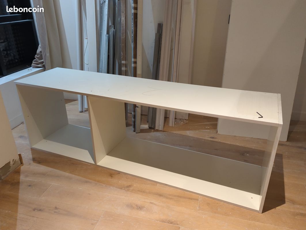 Grand dressing / armoire blanc- portes coulissantes verre opaque - 2m90 x 2m06 (image 2)