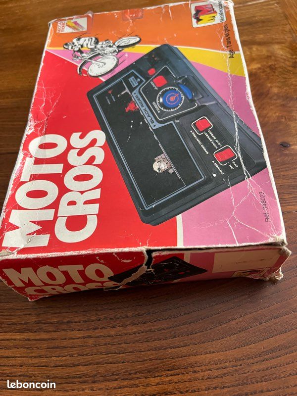 Jeu électronique Moto Cross Tomy Meccano – Jeu Vintage De Moto – Occasion à Saisir
