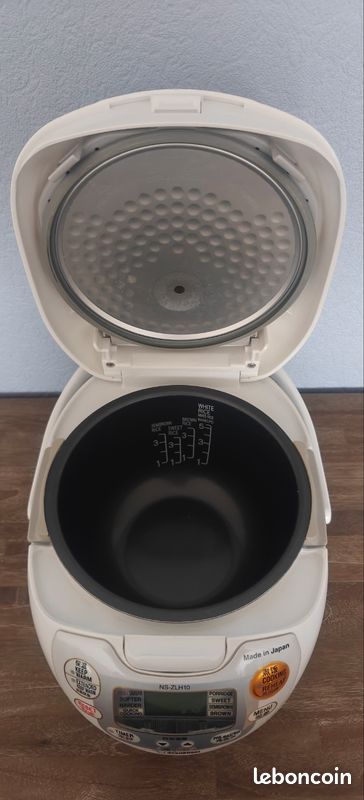 Zojirushi NS-RPC10FJ Cuiseur à riz et chauffe-riz 5,5 tasses (non cuites) Tulipe