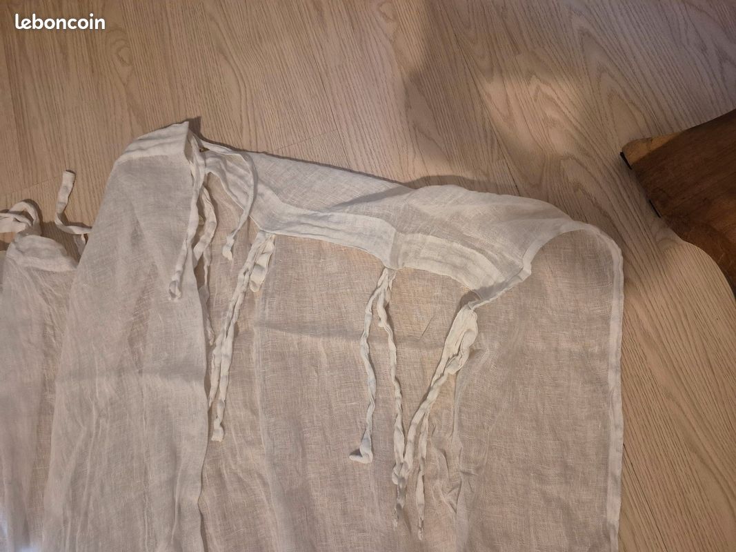 Paire de rideaux voilage en lin (image 4)