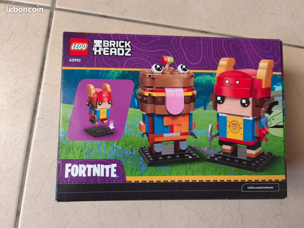 Figurines de Boss Burger et Skye 40910 | BrickHeadz Lego Fortnite (image 5)