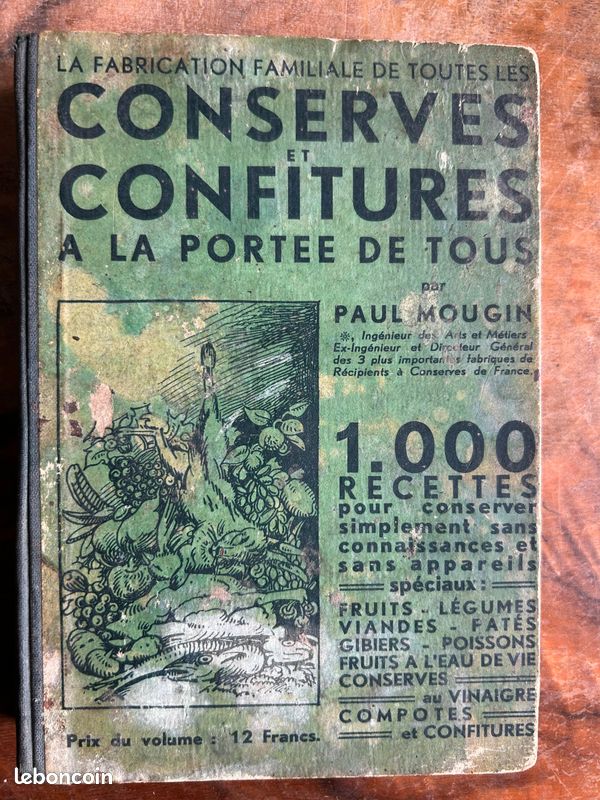 Conserves et confitures à la portée de tous - Paul MOUGIN (image 1)
