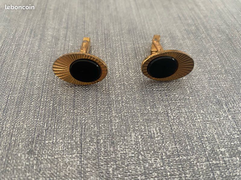 Boutons De Manchette TF Est. 1968 T-Mechanic Noir PVD (modèle CMO-PB99) - Neuf Sans Emballage, Suisse